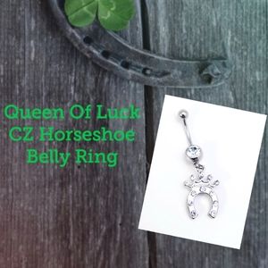 5/$10 | Queen of Luck Horseshoe Belly Ring
